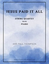 Jesus Paid it All String Quartet P.O.D. cover
